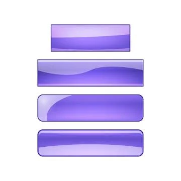Vector web buttons set Stock Illustration