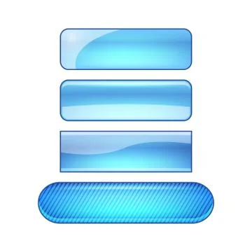 Vector web buttons set Stock Illustration