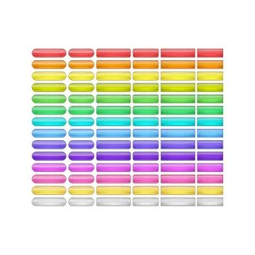 Vector web buttons set Illustrazione stock