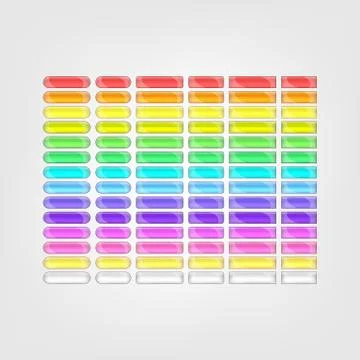 Vector web buttons set Stock Illustration