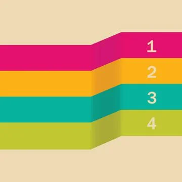 Vector web design template lines in perspective Stock Illustration