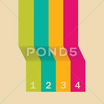 Vector web design template lines in perspective Stock Illustration