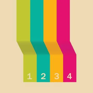 Vector web design template lines in perspective Stock-Illustration