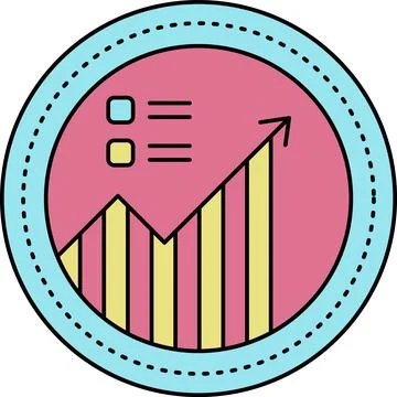 Vector web digital analysis business strategy icon Stock Illustration
