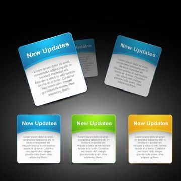 Vector web element to be placed in your website Stock Illustration