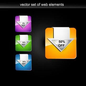 Vector web element Stock Illustration