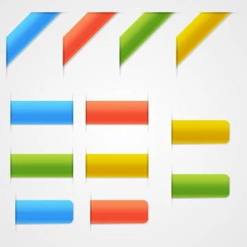 Vector web elements Stock Illustration