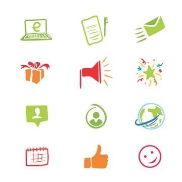 Vector Web Icons Stock Illustration