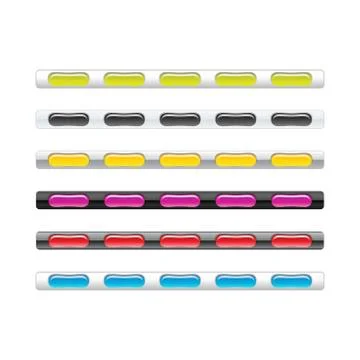 Vector Web menu buttons set for business site. Stock Illustration