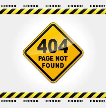 Vector webpage error Stock Illustration