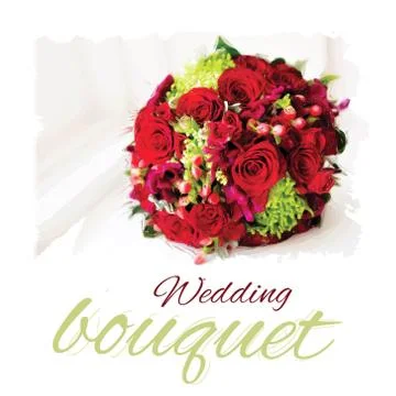 Vector wedding bouquet Stock Illustration