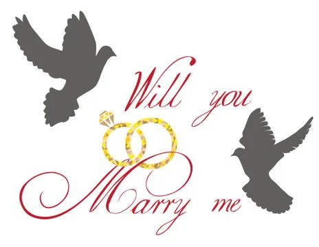 Vector Wedding Card Stock Illustration