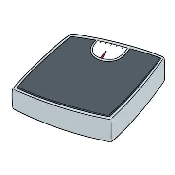 Vector of weighing machine Stock Illustration