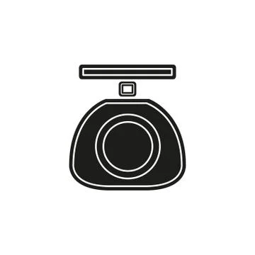 Vector weight scale icon - balance scale Stock Illustration