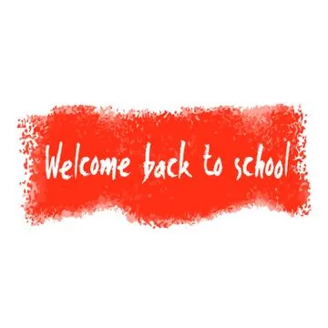 Vector Welcome Back to School Banner Stock Illustration