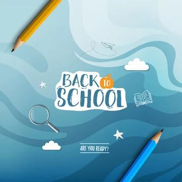 Vector welcome back to school Stock Illustration