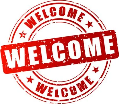 Vector welcome stamp Stock Illustration