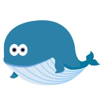 Vector whale for your ideas Stock Illustration