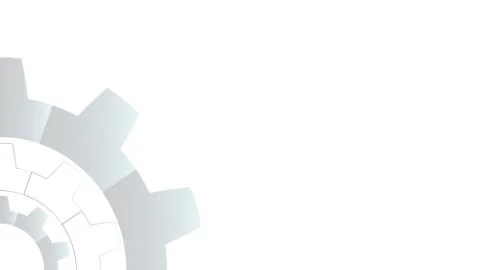 Vector white background. Gear wheel elemens on a white background Stock Illustration
