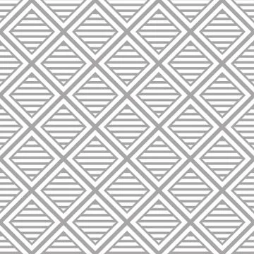 Vector white background with geometric shapes. seamless pattern Illustrazione stock