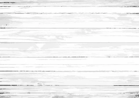 Vector white background with horizontal scratched wood boards Stock-Illustration