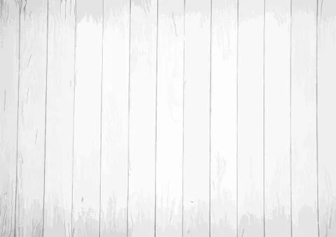 Vector white background with scratched wood boards Illustrazione stock