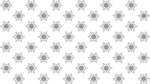 Vector white background with snowflakes. Seamless pattern 스톡 일러스트