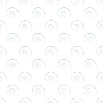 Vector white background. Soft regular big swirl elements on a white background Illustrazione stock