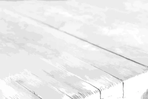 Vector white background with table surface. Narrow planks Illustrazione stock