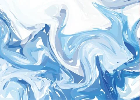 Vector White blue marble abstract background. Liquid marble pattern. Trendy t 스톡 일러스트