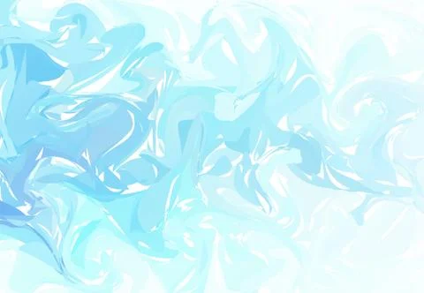 Vector White Blue marble abstract background. Liquid marble pattern. Trendy t イラスト素材