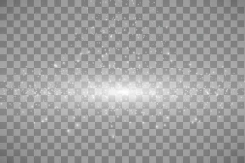Vector white cloud glitter wave abstract illustration. White star dust trail 스톡 일러스트