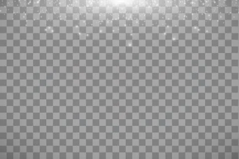 Vector white cloud glitter wave abstract illustration. White star dust trail Illustrazione stock