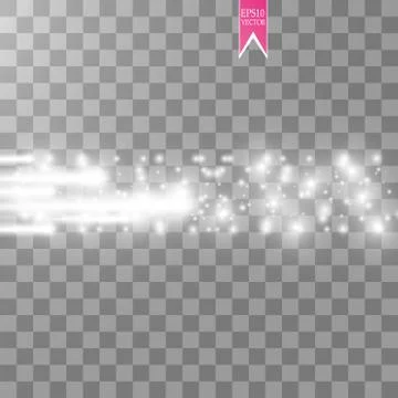 Vector white glitter wave abstract illustration. White star dust trail sparkling 스톡 일러스트