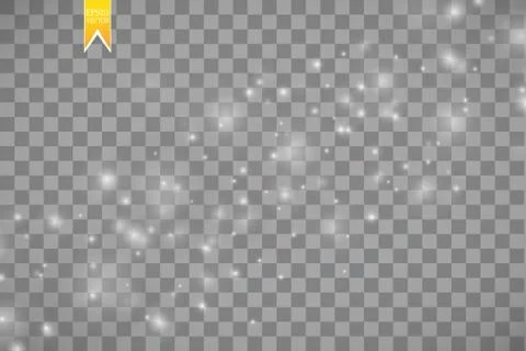 Vector white glitter wave abstract illustration. White star dust trail sparkling Stock Illustration
