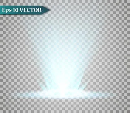 Vector white glitter wave abstract illustration. White star dust trail sparkling Stock-Illustration