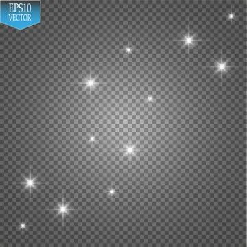 Vector white glitter wave illustration. White star dust trail sparkling Stock Illustration