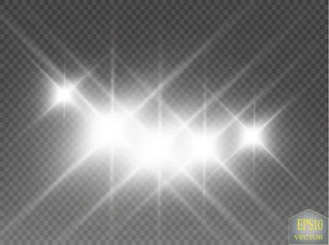 Vector white glitter wave illustration. White star dust trail sparkling Stock Illustration