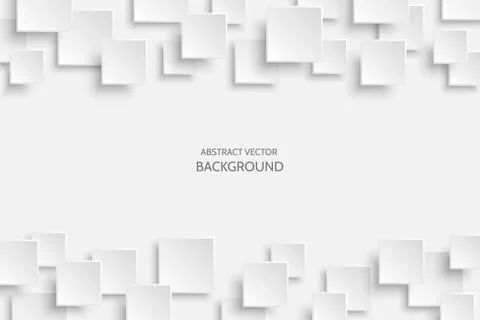 Vector white modern abstract background Stock Illustration