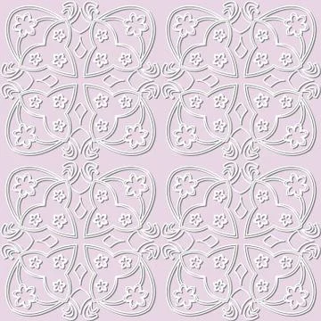 Vector white paper pattern. Stock Illustration