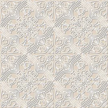 Vector white paper pattern. Stock Illustration
