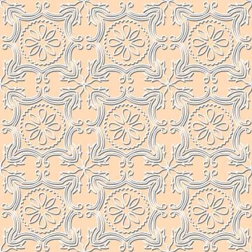 Vector white paper pattern. Stock Illustration