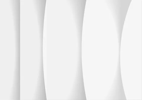 Vector : White papers with shadow on white background Stock Illustration