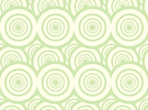 Vector white seamless background with circles or volute shap Illustrazione stock