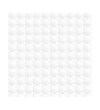 Vector white seamless texture. 3d cubes tile web background Illustrazione stock