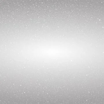 Vector white snow falling on dark background. Stock Illustration