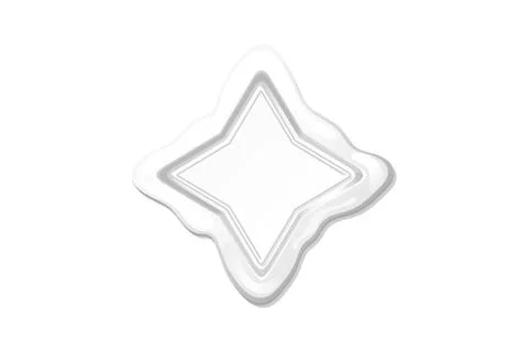 Vector white wax seal stamp clipart Stock Illustration