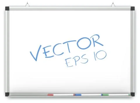 Vector Whiteboard. Stock Illustration
