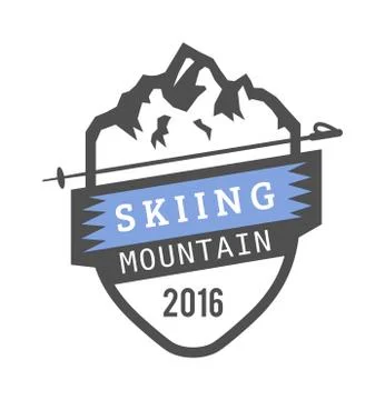 Vector wilderness and nature exploration outdoor vintage emblems mountains, sun 스톡 일러스트