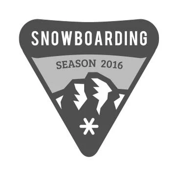 Vector wilderness and nature exploration outdoor vintage emblems mountains, sun イラスト素材